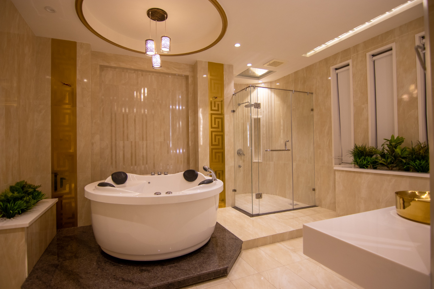 Modern luxury bathroom design popular in New Jersey